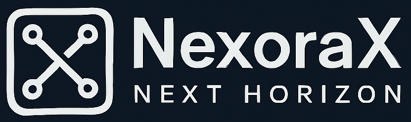 Логотип NexoraX